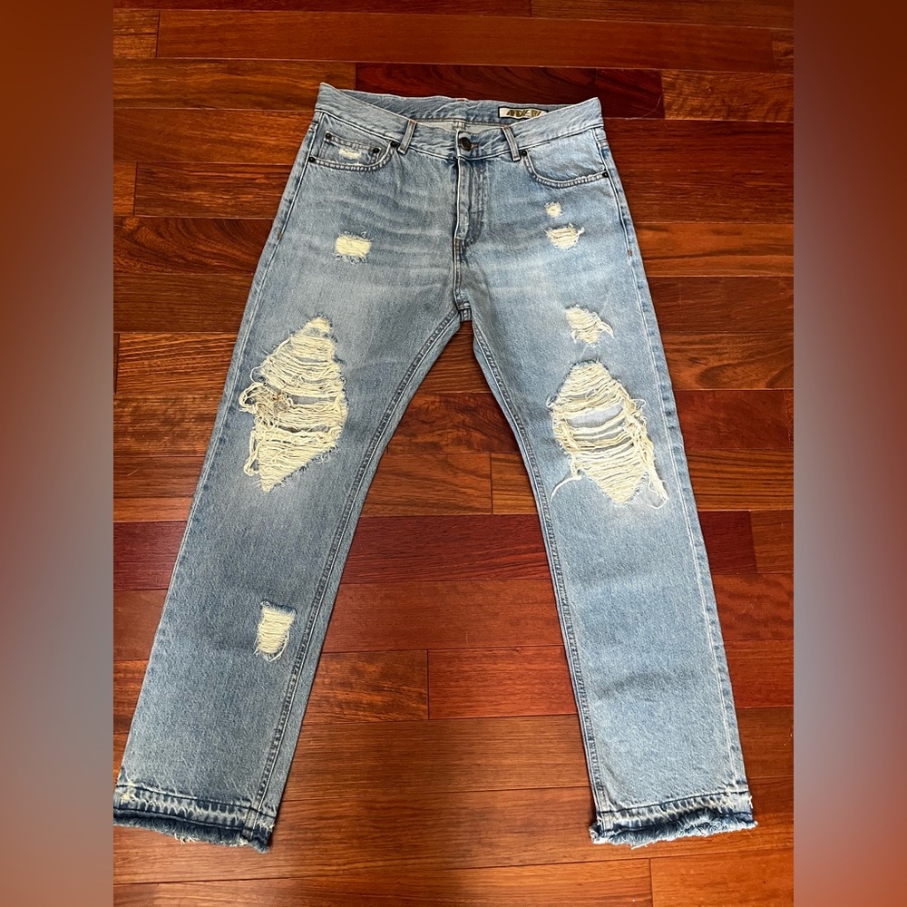 Aniye By Distressed Light Blue Denim Jeans